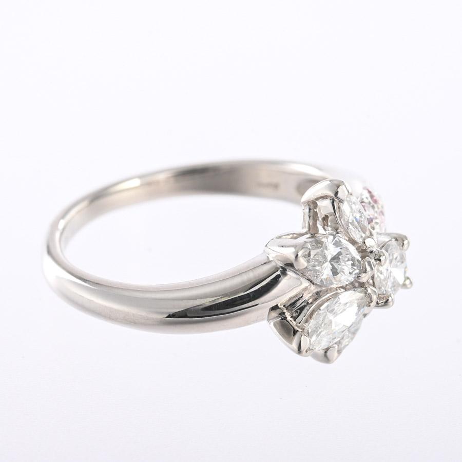 ダイヤ リング  ダイヤ0.15/0.43/0.13ct 13号 6.0g レディース 中古A品の画像