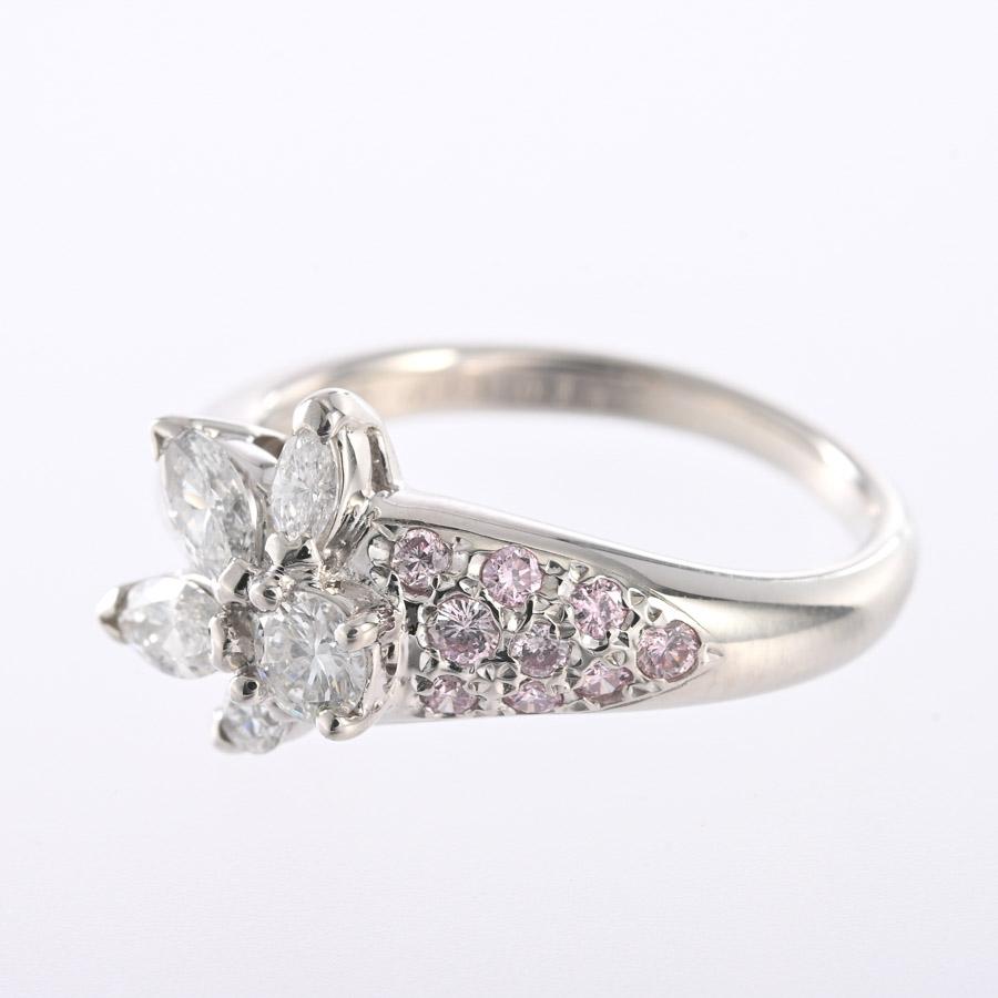 ダイヤ リング  ダイヤ0.15/0.43/0.13ct 13号 6.0g レディース 中古A品の画像