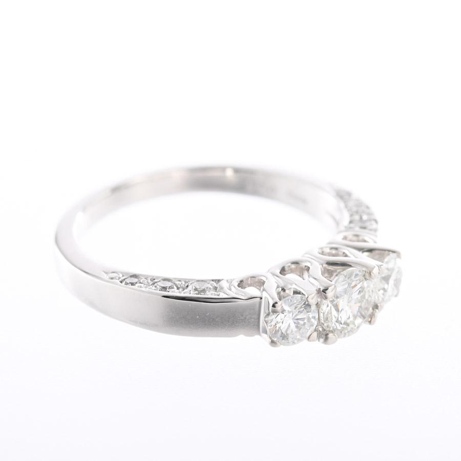 ダイヤ リング  ダイヤ0.43/0.31ct 10.5号 4.3g レディース 中古A品の画像
