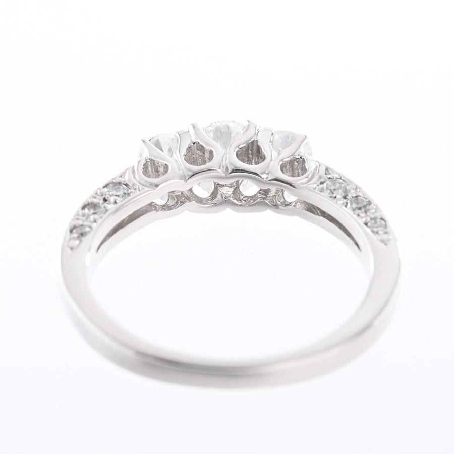 ダイヤ リング  ダイヤ0.43/0.31ct 10.5号 4.3g レディース 中古A品の画像