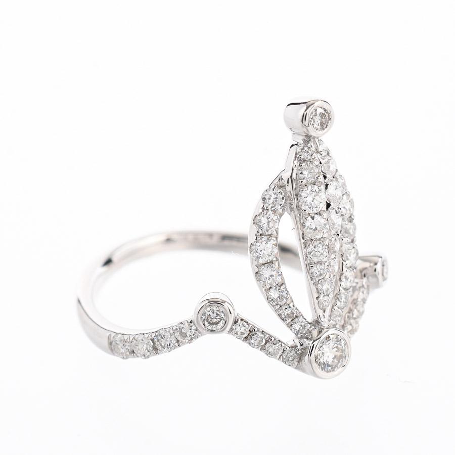 ダイヤ リング  ダイヤ0.61/0.32ct 12.5号 4.0g レディース 中古A品の画像