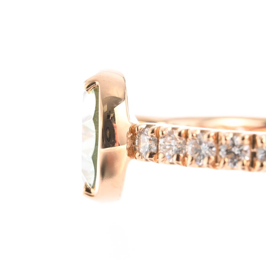 クォーツ リング  クォーツ ダイヤ0.3ct 12号 4.5g レディース 中古A品の画像