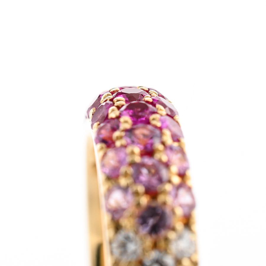 サファイア リング  サファイア0.91ct ダイヤ0.1ct 10号 5.2g レディース 中古A品の画像