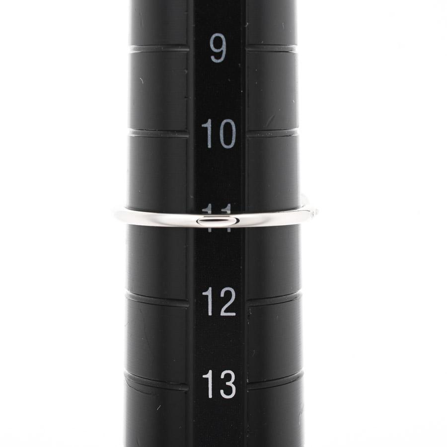 パール リング  ホワイトパール3.1/5.2mm ダイヤ0.02ct 11号 2.3g レディース 中古A品の画像