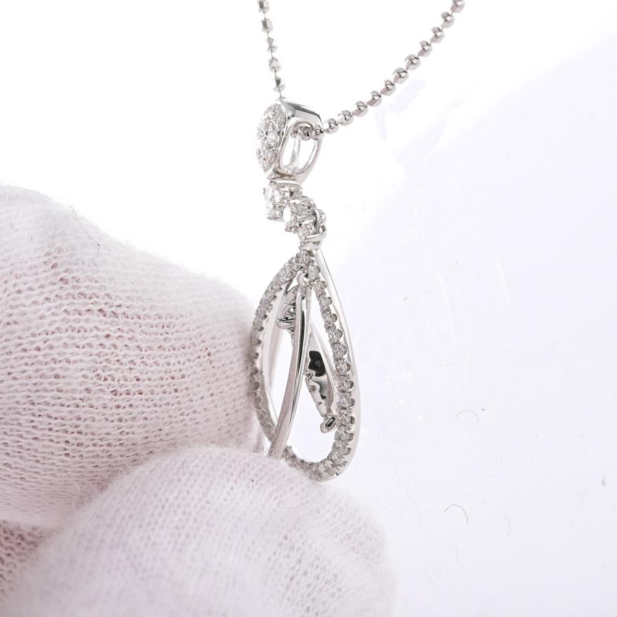 ダイヤ ネックレス  ダイヤ0.45ct 4.1g レディース 中古A品の画像