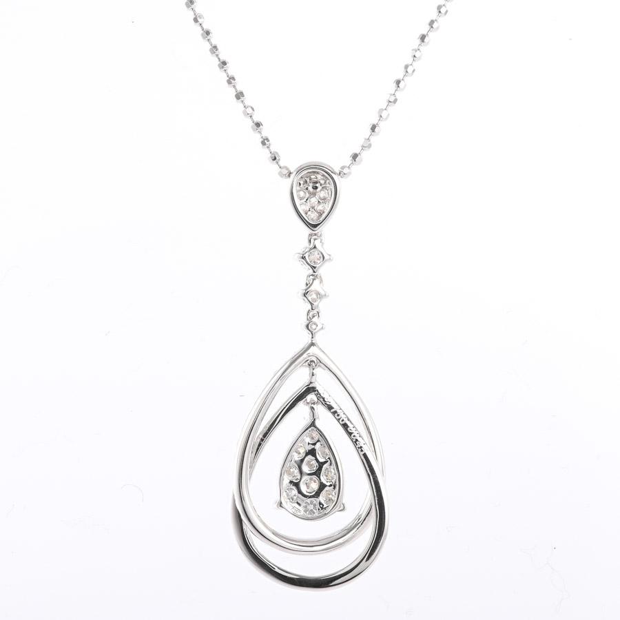 ダイヤ ネックレス  ダイヤ0.45ct 4.1g レディース 中古A品の画像