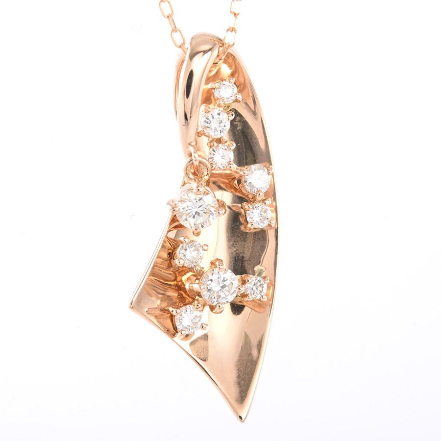 ダイヤ ネックレス  ダイヤ0.52ct 4.6g レディース 中古A品の画像