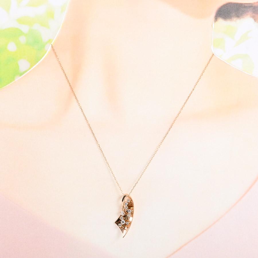 ダイヤ ネックレス  ダイヤ0.52ct 4.6g レディース 中古A品の画像