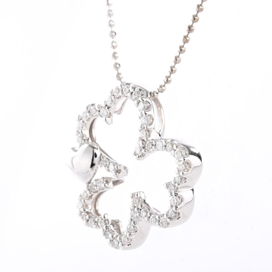ダイヤ ネックレス  ダイヤ0.41ct 4.8g レディース 中古A品の画像