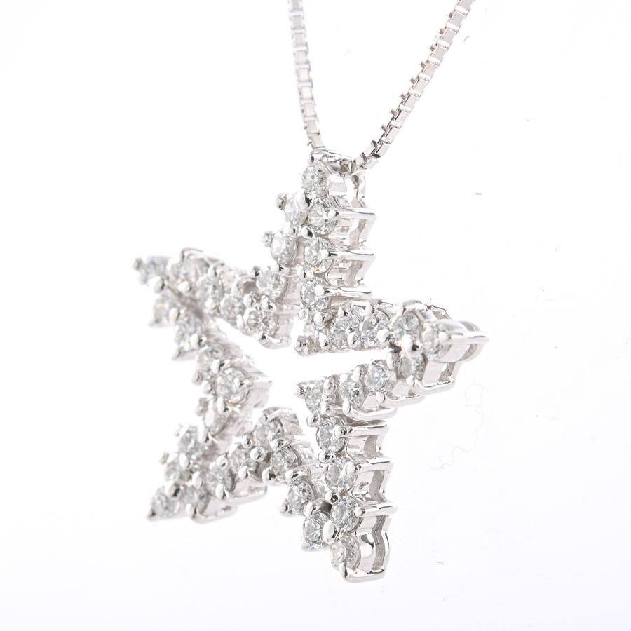 ダイヤ ネックレス  ダイヤ0.5ct 4.2g レディース 中古A品の画像