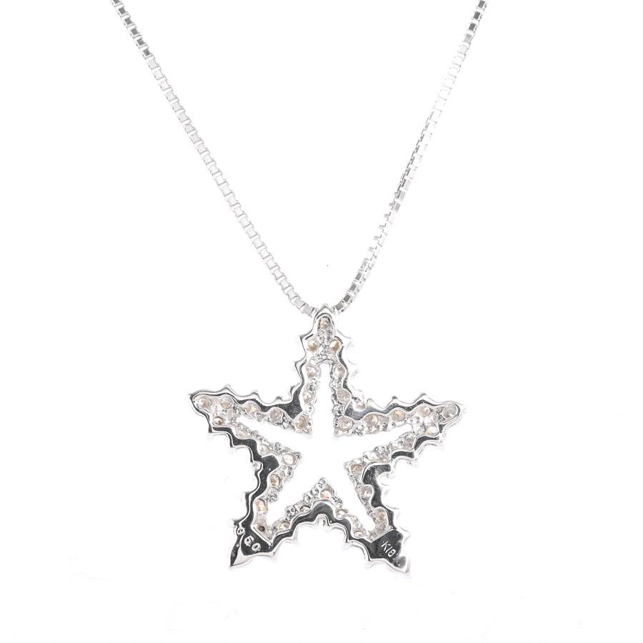 ダイヤ ネックレス  ダイヤ0.5ct 4.2g レディース 中古A品の画像