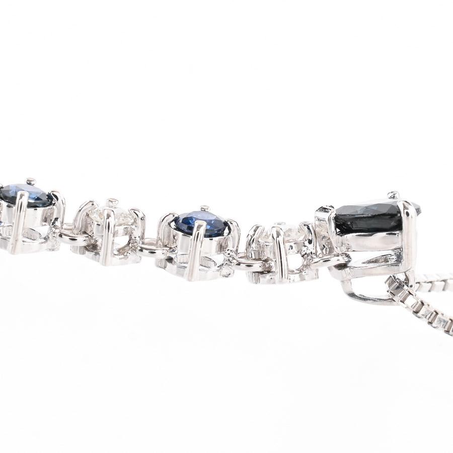 サファイア ネックレス サファイア1.16ct ダイヤ0.26ct 8.7g レディース 中古A品_3