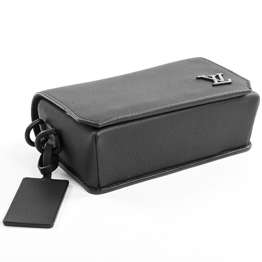 ルイ ヴィトン ファストライン ウェアラブル ウォレット ショルダーバッグ 斜め掛け LV アエログラム グレインカーフレザー ノワール ブラック 黒 ブラック金具 M82085 LOUIS VUITTON（未使用　展示品） LOUIS VUITTON - ルイ ヴィトン ファストライン ウェアラブル