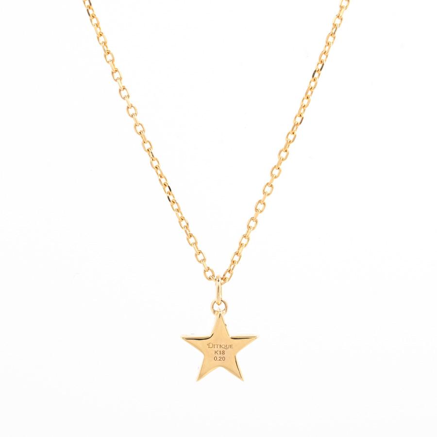 ダイヤ ネックレス  ダイヤ0.2ct 3.1g レディース 中古A品の画像