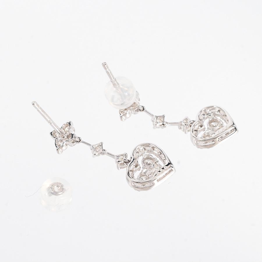 ダイヤ ピアス  ダイヤ0.5ct ダイヤ0.5ct チャーム:約W10xH最大25mm 2.5g レディース 中古A品の画像