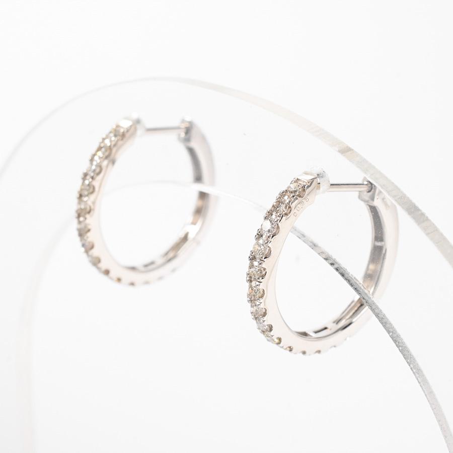 ダイヤ ピアス  ダイヤ0.25ct ダイヤ0.25ct チャーム:約W18xH18mm 3.0g レディース 中古A品の画像