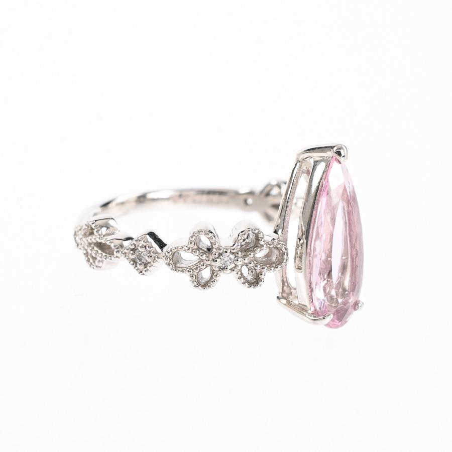 リング  インペリアルトパーズ1.21ct ダイヤ0.05ct 12号 4.7g レディース 新品の画像