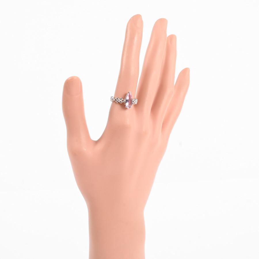 リング  インペリアルトパーズ1.21ct ダイヤ0.05ct 12号 4.7g レディース 新品の画像