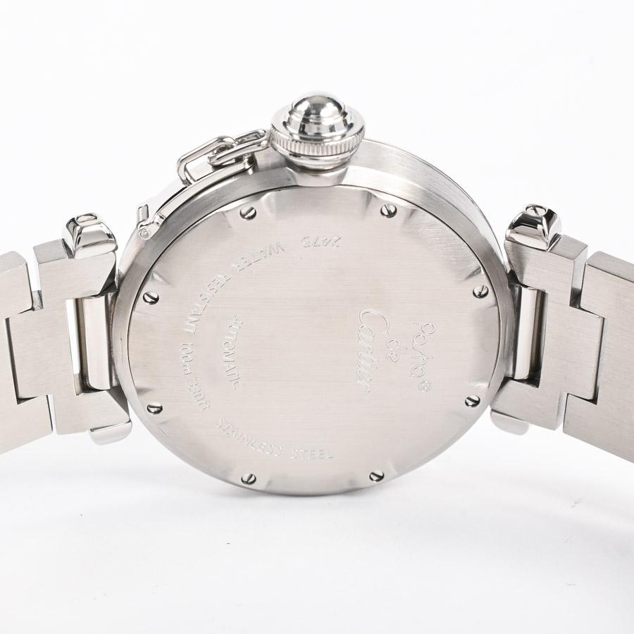 Cartier(カルティエ) 腕時計 パシャC ビッグデイト W31055M7 ボーイズ SS 白 Cartier（カルティエ） パシャC ビッグデイト 腕時計 W31055M7