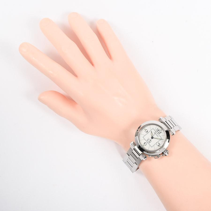 中古 カルティエ CARTIER W31055M7 ホワイト ユニセックス 腕時計 楽天市場】【本物保証】 新品同様 カルティエ CARTIER パシャC メンズ