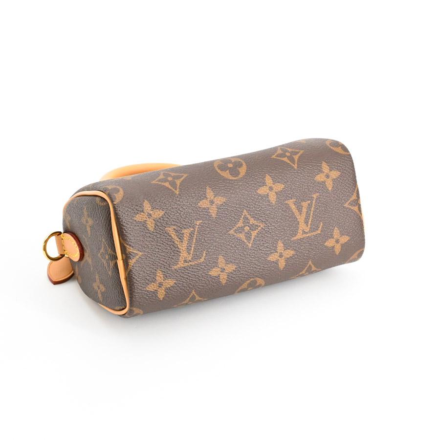 LOUIS VUITTON ルイ・ヴィトン ナノ･スピーディ 2Wayショルダーバッグ ブラウン M81085 TY0273 レディース【中古】【美品】 LOUIS VUITTON（ルイ・ヴィトン） ナノスピーディ ショルダーバッグ