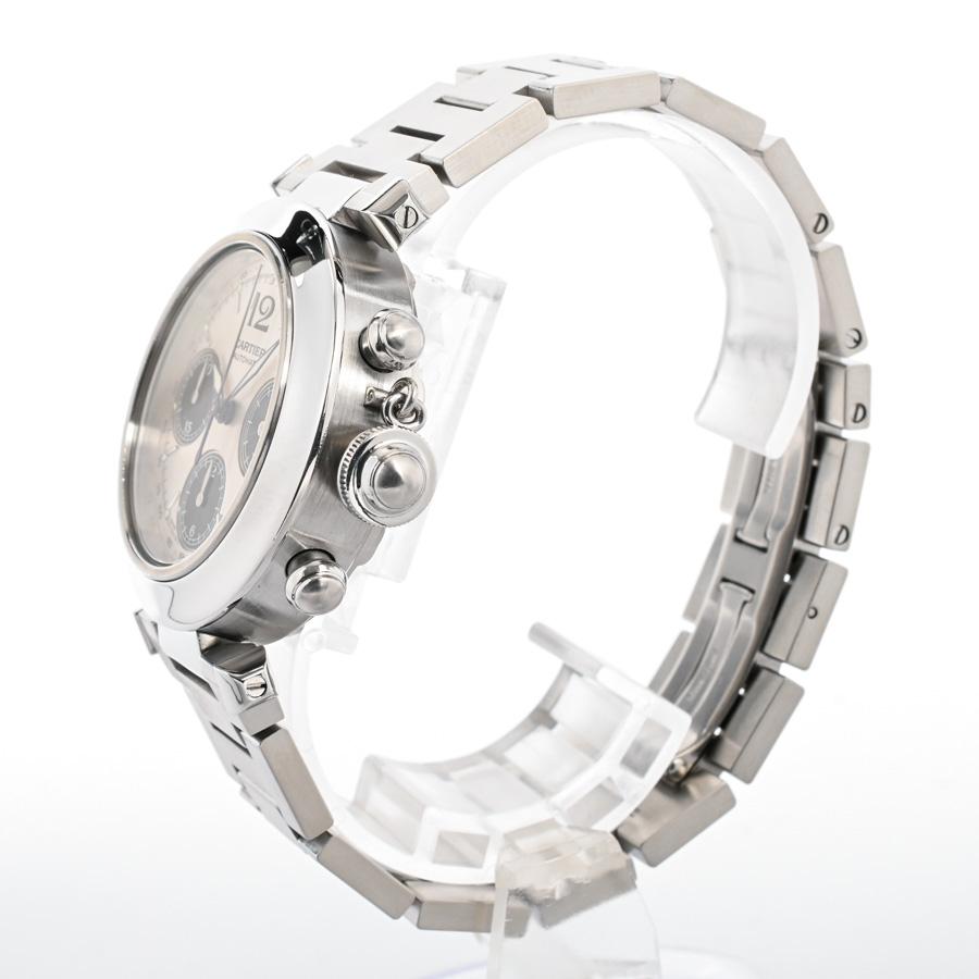 カルティエ パシャCクロノ 35mm W31048M7 ボーイズ 腕時計【Aランク】【中古】 Cartier - カルティエ パシャCクロノ 35mm W31048M7 ボーイズ 腕時計