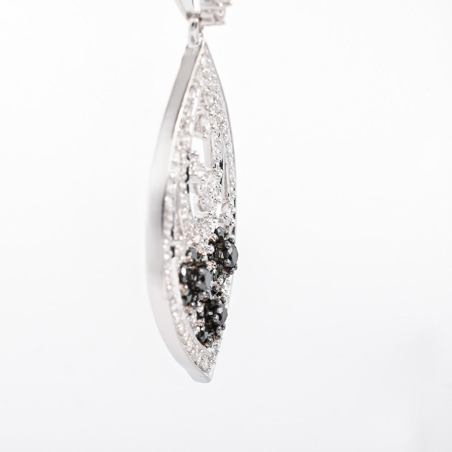 ダイヤ ネックレス  ダイヤ1ct ブラックダイヤ 5.8g レディース 中古A品の画像