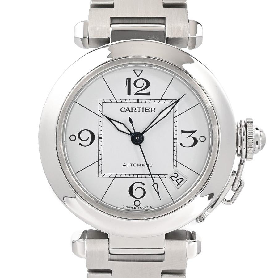 中古 カルティエ CARTIER W31074M7 ホワイト ユニセックス 腕時計 Cartier（カルティエ） パシャC 腕時計 W31074M7 ホワイト ボーイズ