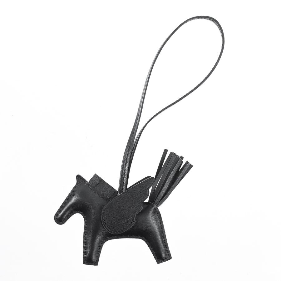 HERMES（エルメス） ロデオペガサスPM チャーム ソーブラック