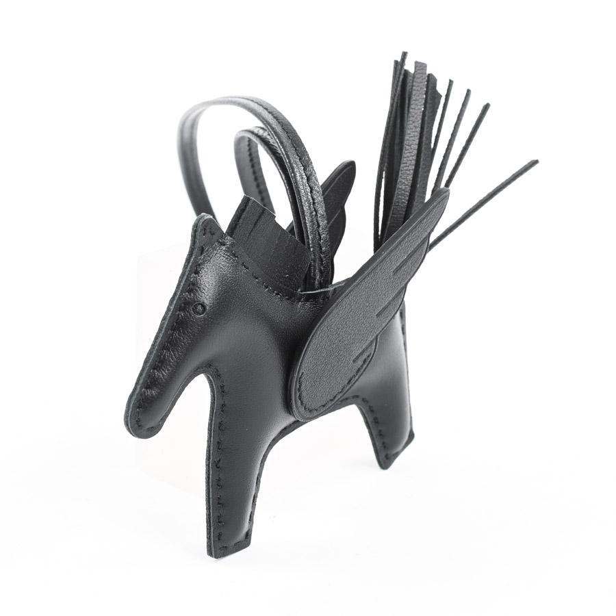 HERMES（エルメス） ロデオペガサスPM チャーム ソーブラック