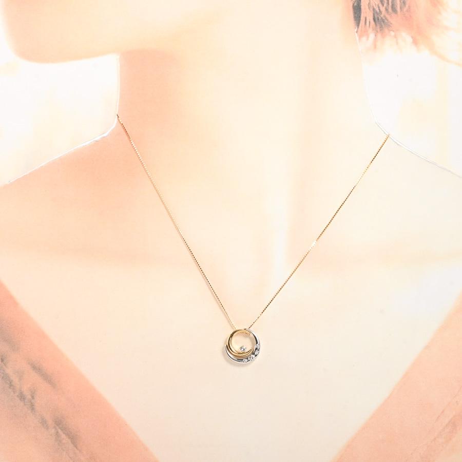 星の砂 ダイヤ ネックレス ネックレス   レディース 中古A品の画像