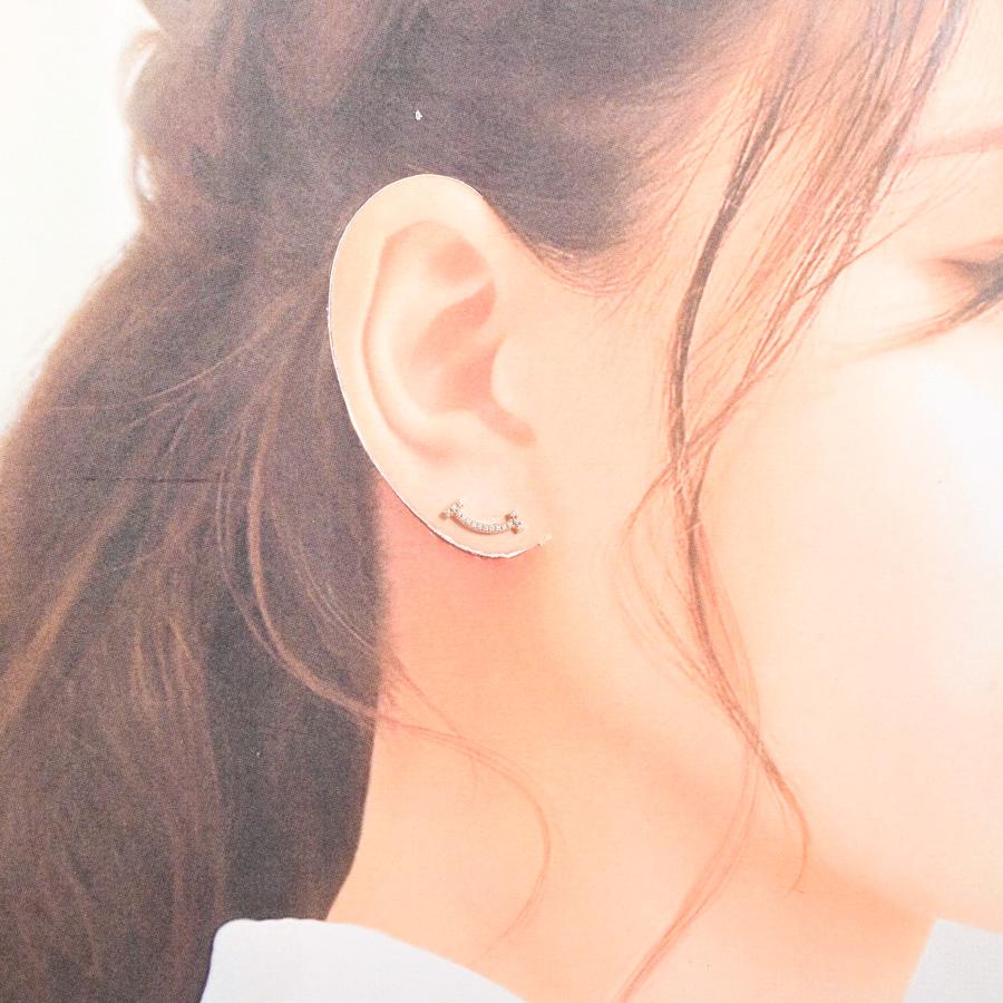 TIFFANY&Co.（ティファニー） Tスマイル ピアス チャーム:約W8xH4mm