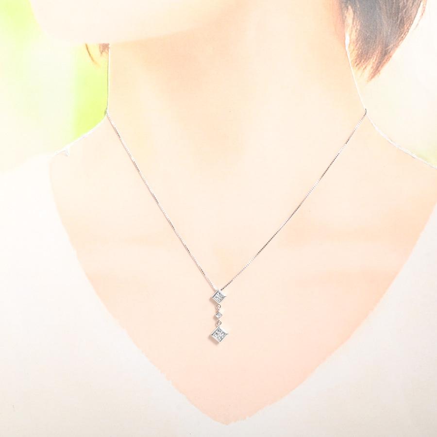 ヴァンドーム ダイヤ ネックレス ネックレス   レディース 中古A品の画像
