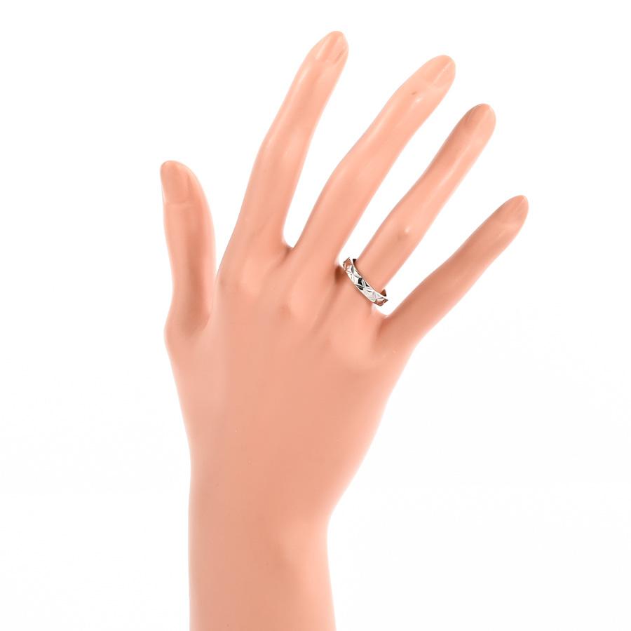 シャネル マトラッセ リング  #49　幅:3.5mm  レディース 中古A品の画像