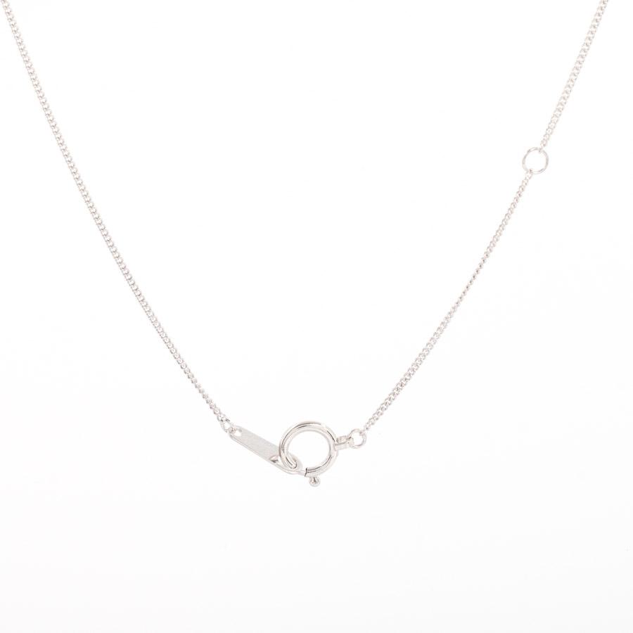 ピンクサファイア ネックレス  ピンクサファイア0.25ct ダイヤ0.01ct 2.3g レディース 中古A品の画像