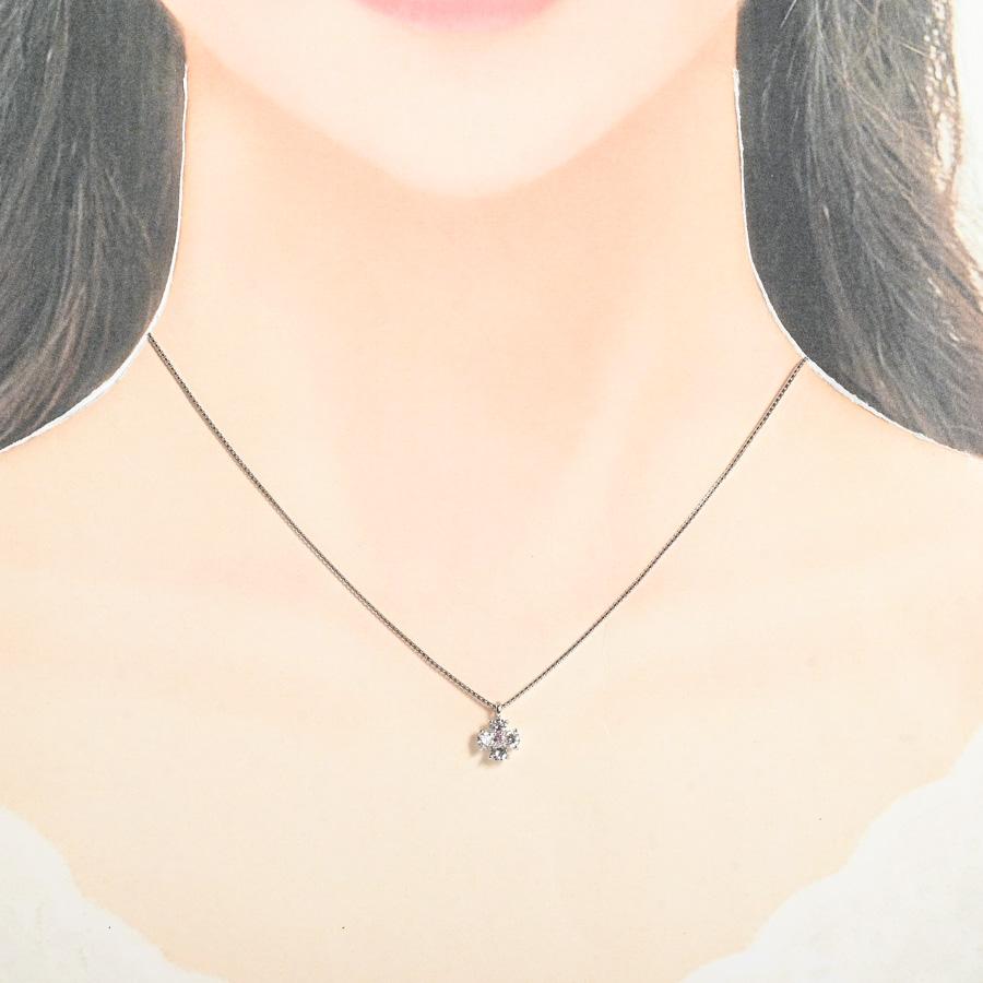 ダイヤ ネックレス  ダイヤ計:0.5ct 3.9g レディース 中古A品の画像