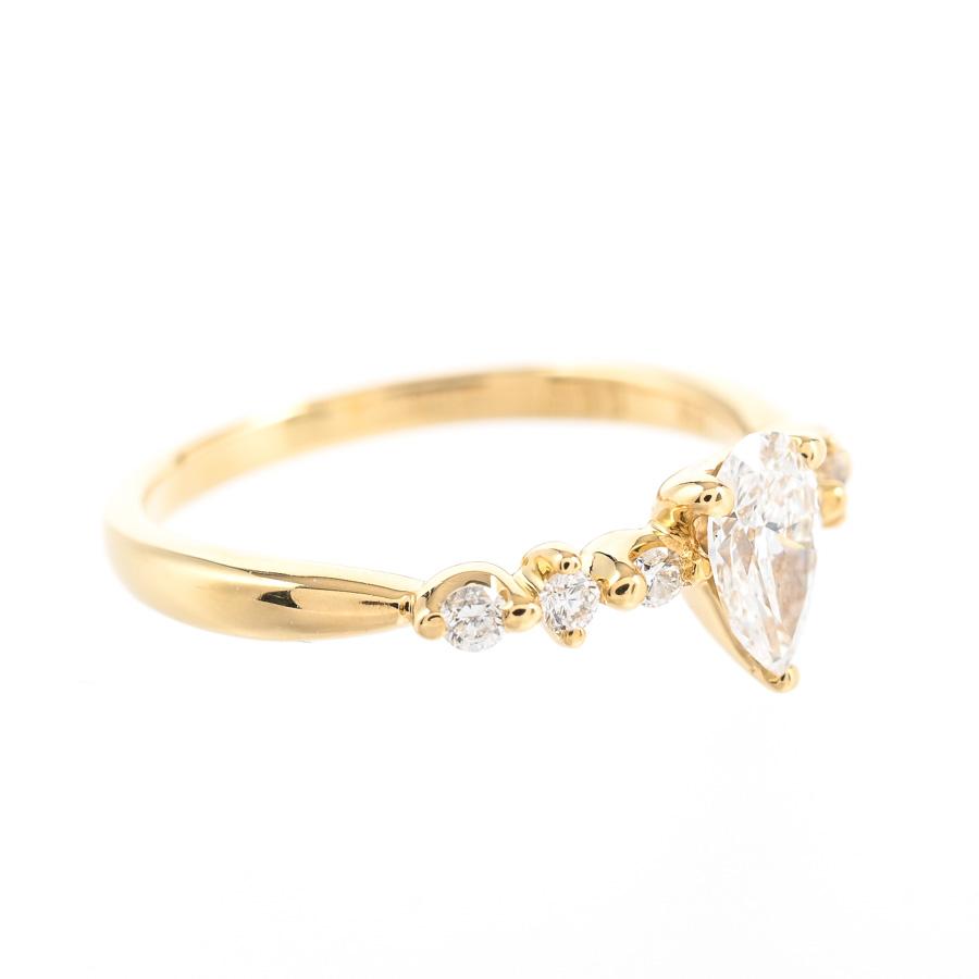 ダイヤ リング  ダイヤ0.4/0.11ct 12号 2.7g レディース 中古A品の画像