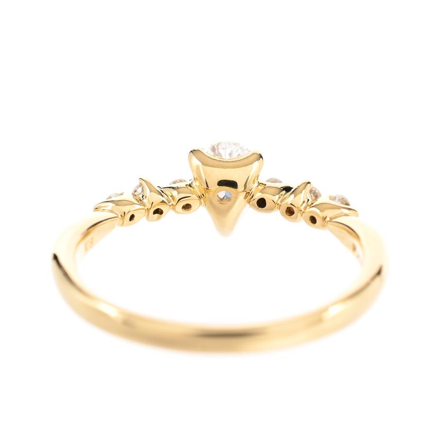 ダイヤ リング  ダイヤ0.4/0.11ct 12号 2.7g レディース 中古A品の画像