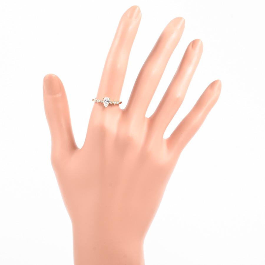 ダイヤ リング  ダイヤ0.4/0.11ct 12号 2.7g レディース 中古A品の画像