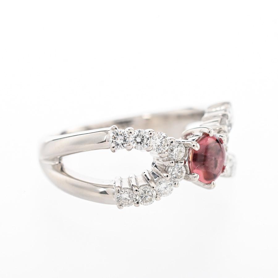 ピンクトルマリン リング  ピンクトルマリン0.538ct ダイヤ0.54ct #14 8.4g レディース 中古A品の画像