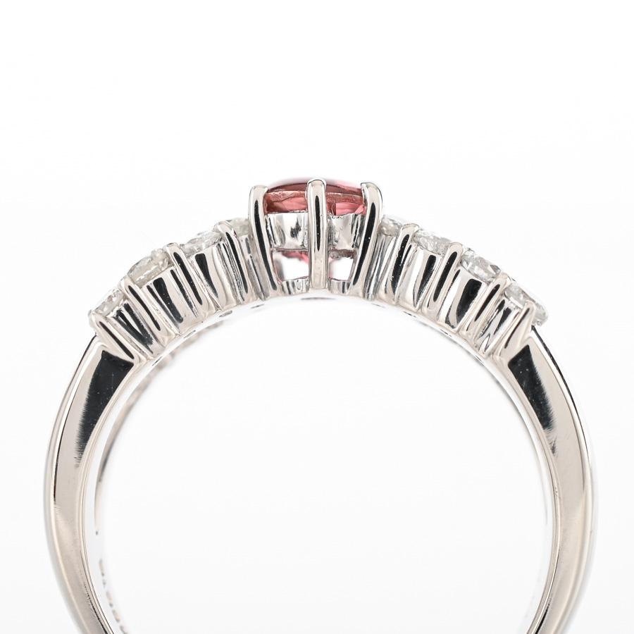 ピンクトルマリン リング  ピンクトルマリン0.538ct ダイヤ0.54ct #14 8.4g レディース 中古A品の画像