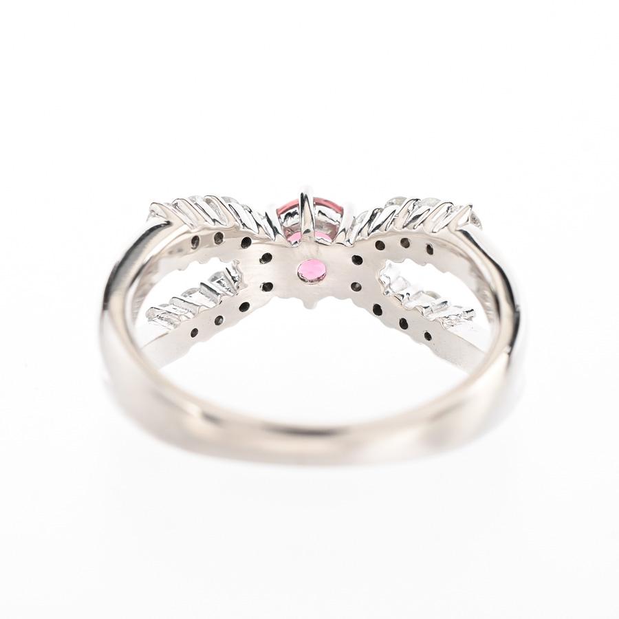 ピンクトルマリン リング  ピンクトルマリン0.538ct ダイヤ0.54ct #14 8.4g レディース 中古A品の画像