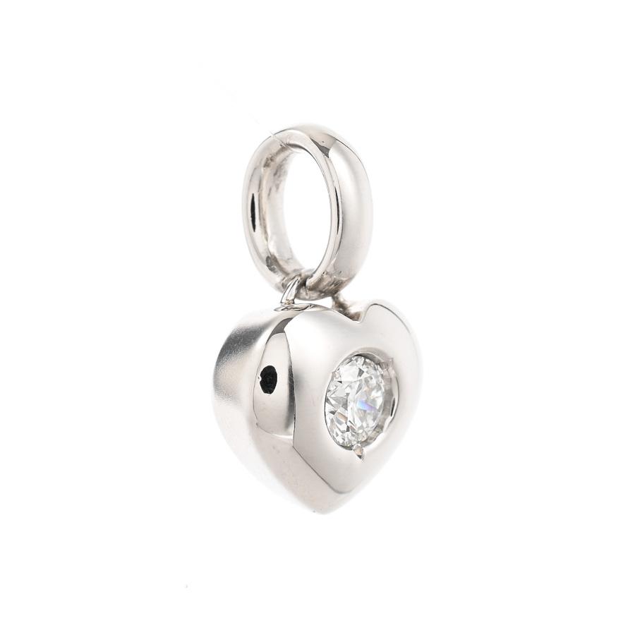 ダイヤ ペンダント  ダイヤ0.24ct チャーム:約W11xH9mm バチカン内径:約W4xH5mm 5.0g レディース 中古A品の画像