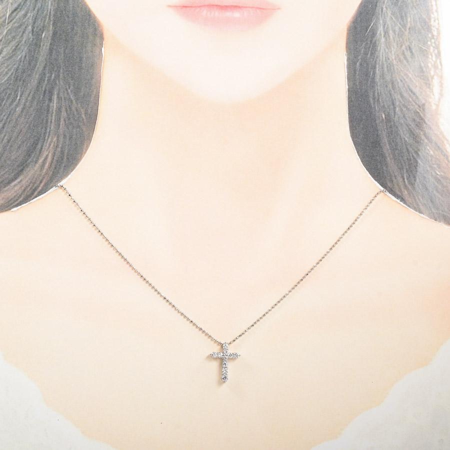 ダイヤ ネックレス  ダイヤ0.5ct 4.9g レディース 中古A品の画像