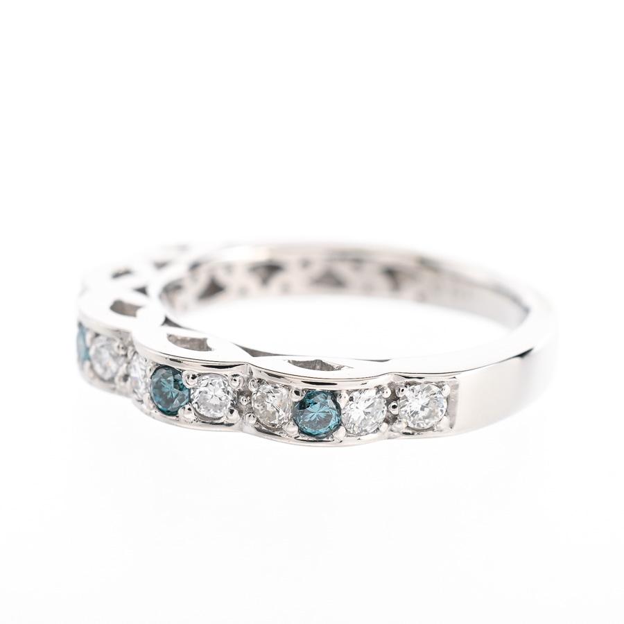 トリートダイヤ リング  トリートダイヤ/ダイヤ計0.61ct 13号 7.2g レディース 中古A品の画像