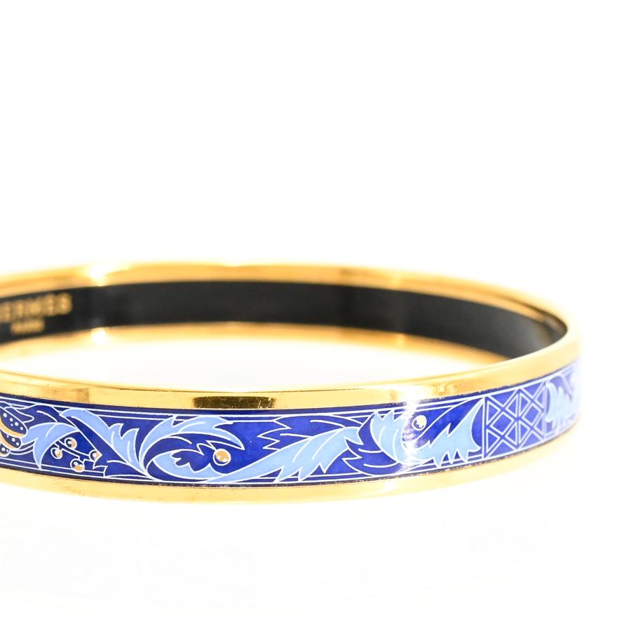 HERMES（エルメス） エマイユPM バングル ブルー レディース 中古AB品