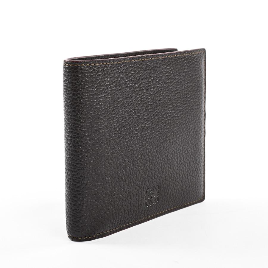 LOEWE（ロエベ） バイフォールウォレット 二つ折財布 ブラウン メンズ
