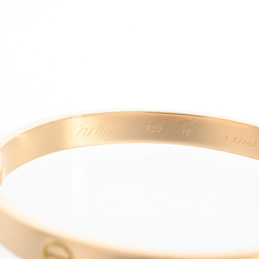 Cartier（カルティエ） ラブブレス ブレスレット メーカーサイズ:16/幅