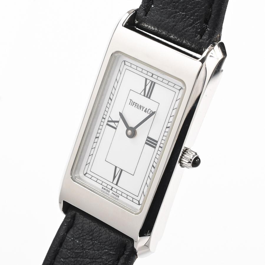 【クラシックトノー】TIFFANY&Co. ティファニー時計 ホワイト☆極美品☆ TIFFANY&Co.（ティファニー） クラシック 腕時計 ホワイト レディース