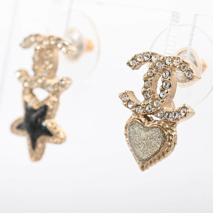 シャネル ピアス ピアス  AB3807 ブラック・グレー レディース  中古A品の画像
